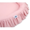 Ciel de Lit pour Enfants Baldaquin avec Nid Rose Poussiéreux