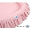 Ciel de Lit pour Enfants Baldaquin avec Nid Rose Poussiéreux