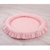 Ciel de Lit pour Enfants Baldaquin avec Nid Rose Poussiéreux