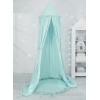 Ciel de Lit pour Enfants Baldaquin avec Tapis Menthe