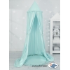 Ciel de Lit pour Enfants Baldaquin avec Tapis Menthe