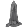 Ciel de Lit Tente avec Tapis et Coussins Anthracite