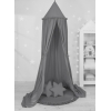 Ciel de Lit Tente avec Tapis et Coussins Anthracite