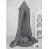 Ciel de Lit Tente avec Tapis et Coussins Anthracite