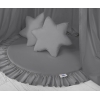 Ciel de Lit Tente avec Tapis et Coussins Anthracite