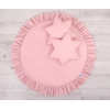 Ciel de Lit Tente avec Tapis et Coussins Rose Poussiéreux