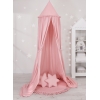 Ciel de Lit Tente avec Tapis et Coussins Rose Poussiéreux