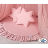 Ciel de Lit Tente avec Tapis et Coussins Rose Poussiéreux