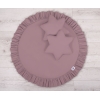 Ciel de Lit Tente avec Tapis et Coussins Violet Pastel