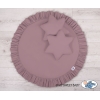 Ciel de Lit Tente avec Tapis et Coussins Violet Pastel