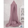 Ciel de Lit Tente avec Tapis et Coussins Violet Pastel