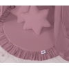 Ciel de Lit Tente avec Tapis et Coussins Violet Pastel