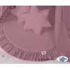 Ciel de Lit Tente avec Tapis et Coussins Violet Pastel