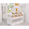 Ciel en Moustiquaire en Voile pour Lit Bébé Miel Mousseline
