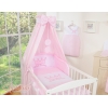 Ciel en Tissu pour Lit de Bébé Rose Prince / Princess