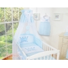 Ciel en Tulle pour Lit de Bébé Bleu Mousseline Prince / Princess