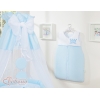 Ciel en Tulle pour Lit de Bébé Bleu Mousseline Prince / Princess