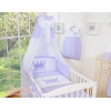 Ciel en Tulle pour Lit de Bébé Lila Mousseline Prince / Princess