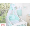 Ciel en Tulle pour Lit de Bébé Menthe Mousseline Prince / Princess