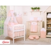 Ciel en Tulle pour Lit de Bébé Mousseline Rose Poudré Prince / Princess