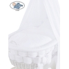 Blanc Complet Textile pour Berceau de Bébé avec Ciel Bianca