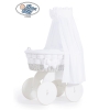 Blanc Complet Textile pour Berceau de Bébé avec Ciel Bianca