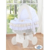 Complet Textile pour Berceau de Bébé Crème