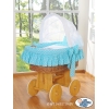 Complet Textile pour Berceau de Bébé Turquoise
