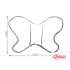 Coussin antichocs double face 'Papillon'