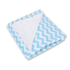 Couverture Double Face pour Siège Auto Blanc Bleu Chevron