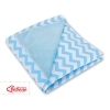 Couverture Double Face pour Siège Auto Bleu Chevron