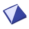 Couverture Double Face pour Siège Auto Bleu Foncé à Pois