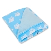 Couverture Double Face pour Siège Auto Bleu Hiboux
