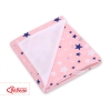 Couverture Double Face pour Siège Auto Bleu Rose étoiles