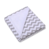 Couverture Double Face pour Siège Auto Gris Chevron