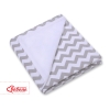 Couverture Double Face pour Siège Auto Gris Chevron