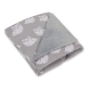 Couverture Double Face pour Siège Auto Gris Hiboux