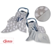 Couverture Double Face pour Siège Auto Gris Hiboux