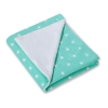 Couverture Double Face pour Siège Auto Menthe