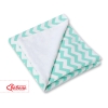 Couverture Double Face pour Siège Auto Menthe