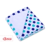 Couverture Double Face pour Siège Auto Menthe Bleu Foncé