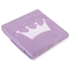Couverture Polaire pour Bébé avec Couronne Lila Prince / Princess