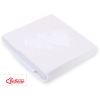 Couverture pour Bébé en Molleton Polaire Blanc Cœurs