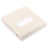 Couverture pour Bébé en Molleton Polaire Crème Prince / Princess
