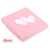 Couverture pour Bébé en Molleton Polaire Rose Cœurs