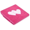 Couverture pour Bébé en Molleton Polaire Rose Cœurs