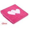 Couverture pour Bébé en Molleton Polaire Rose Cœurs