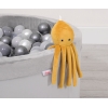 Doudou Pieuvre avec Hochet Miel