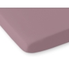 Drap en Coton pour Lit de Bébé 120x60 cm Blanc Violet Pastel