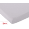 Drap en Coton pour Lit de Bébé 120x60 cm Gris